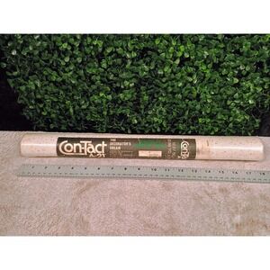 Vtg Con-Tact A-21 Self-Adhesive Plastic Shelf Liner Gold Fleck 18in x 2.8yd